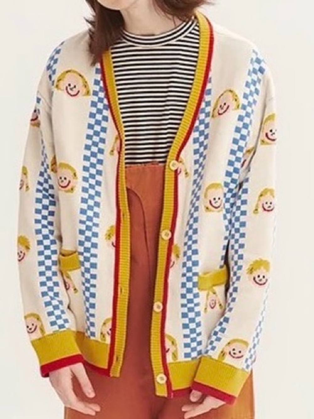 Kina and Tam Marionette Button Down Cardigan Sweater